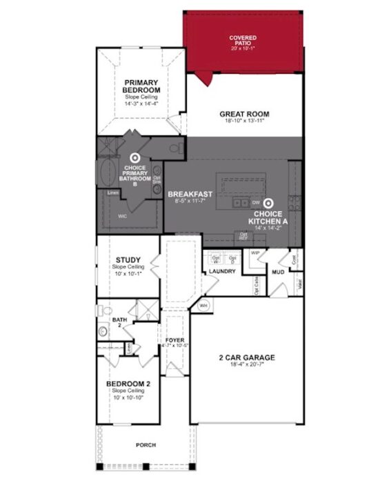 Beazer Homes - Bellissimo 1F Floorplan