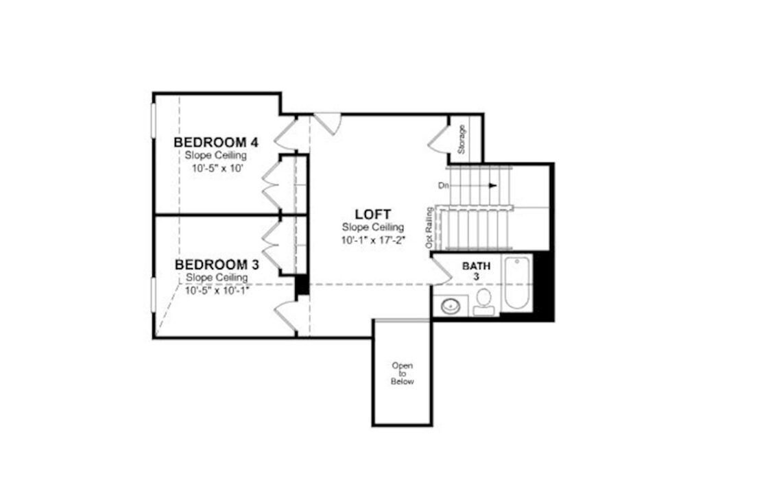 Beazer Homes - Messina 2F Floorplan