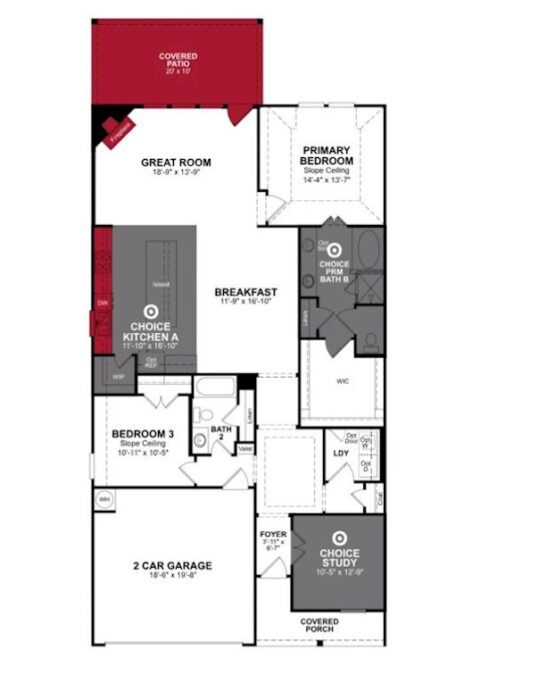 Beazer Homes - Serendipity 1F Floorplan