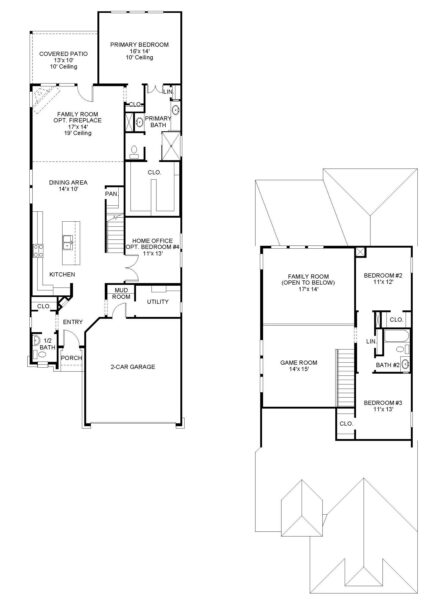 Perry Homes - The Groves 40′ - 2330W Floorplan