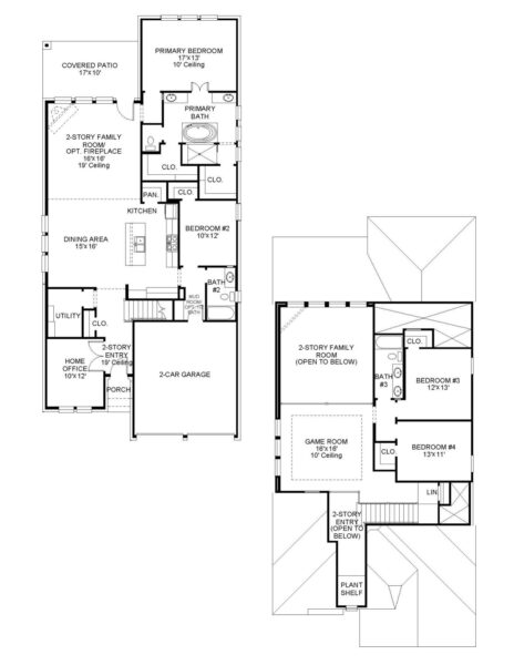 Perry Homes - The Groves 45′ - 2594W Floorplan