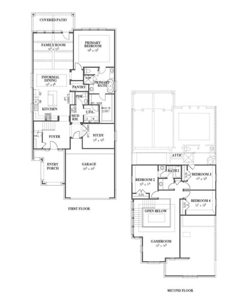 Westin Homes Courtyard Collection The Astoria Floorplan