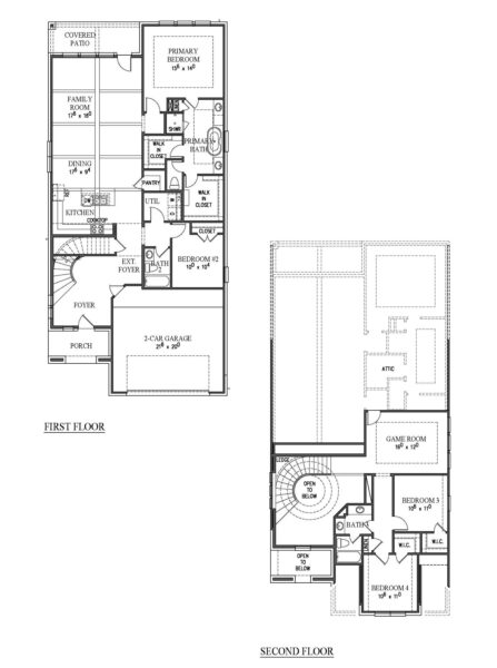 Westin Homes Courtyard Collection The Midtown Floorplan